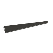 elfa Twin Slot Shelving System - Hanging Rail Shelf Bracket - 370mm Length - Graphite