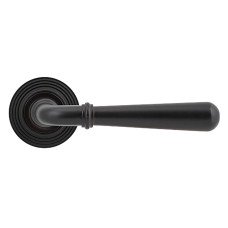 From The Anvil Aged Bronze Door Handles on Round Beehive Rose - Newbury Range 