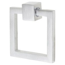 Heritage Brass by M Marcus Square Ring Cabinet Drop Handle - 50 x 55mm - Satin Chrome