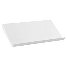 elfa Top Track System - Angled Metal Shelf - 598 x 348mm - White