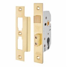 UNION 2249 Euro Profile Sashlock - 77.5mm Case - 57mm Backset - Polished Brass