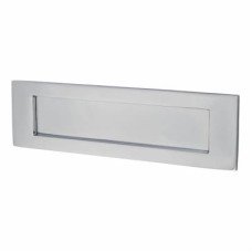 Letter Plate - 254 x 74mm - Polished Chrome