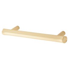 Exel Filton 11mm T-Bar Cabinet Pull Handle - 96mm Centres - Satin Brass