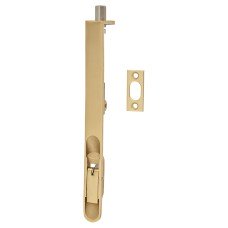 Jedo by Frelan Lever Action Flush Bolt - 200 x 20mm - Fire Rated - Radius - PVD Brass