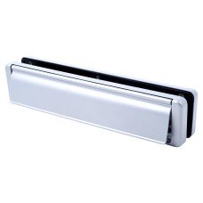 Fab & Fix - uPVC/Timber - Nu-Mail Letter Plate - 310 x 68mm - Door Thickness 20-40mm - Premium Satin