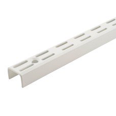 elfa Twin Slot Shelving System - Shelf Wall Upright - 700mm Length - White