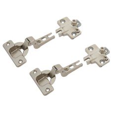 Blum Slide On MODUL Cabinet Hinge Pack - 100° - Sprung - Inset - Zinc Plated - Pair