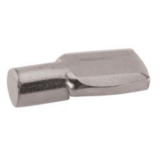 Metal Shelf Support - 7mm Diameter - Polished Nickel - Pack of 50