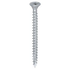 TIMCO C2 Exterior Pozi Countersunk Wood Screws - 4.0 x 50mm - Silver Organic - Pack of 200