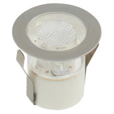 Forum Zink Ohio 0.2W LED Round Plinth 10 Light Kit - 30mm - 6000K Daylight - Brushed Chrome