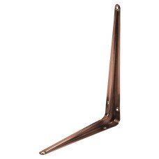 Rothley London Pattern Shelf Bracket - 250 x 200mm - Antique Copper