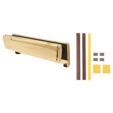 Arrone AR708FHS Fire Rated TS008 Security Letter Plate - 310 x 21mm - Polished Brass
