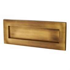 Heritage Brass by M Marcus Letter Plate - 254 x 101mm - Antique Brass