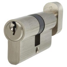 Exel 5 Pin 60mm Euro Thumbturn Cylinder - 30mm Turn + 30mm - Pol Nickel - Keyed to Differ Exel 5 Pin 60mm Euro Thumbturn Cylinder - 30mm Turn + 30mm - Pol Nickel - Keyed to Differ
