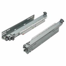 Blum MOVENTO TIP-ON Push to Open Drawer Runner - Double Extension - 450mm Length - 40kg 