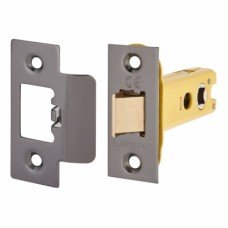 Exel Heavy Duty Tubular Latch - 78mm Case - 57mm Backset - Square - Black Nickel