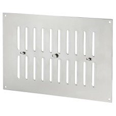 Exel Hit & Miss Vent - 242 x 165mm - Polished Stainless Steel