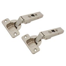 Blum CLIP Top Cabinet Hinge - 107° - Sprung - Overlay - Zinc Plated - Pair Blum CLIP Top Cabinet Hinge - 107° - Sprung - Overlay - Zinc Plated - Pair