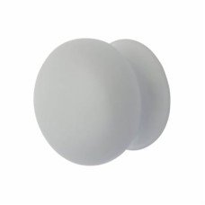 Hampstead Ceramic/Porcelain Mushroom Round Cabinet Knob - 40mm Diameter - White Hampstead Ceramic/Porcelain Mushroom Round Cabinet Knob - 40mm Diameter - White