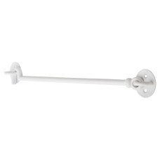 Exel Cabin Hook & Eye - 300mm Length - White Iron