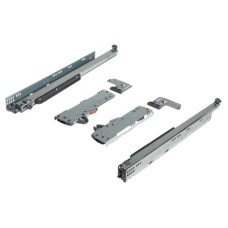 Blum TIP-ON Push to Open BLUMOTION Soft Close Drawer Runner - Double Extension - 650mm Length - 70kg