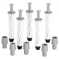elfa Twin Slot Shelving System - Fixings for Twin Slot Shelf Wall Uprights - Hollow Wall - Pack of 5