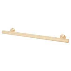 Exel York 12mm Knurled T-Bar Cabinet Pull Handle - 192mm Centres - Satin Brass Exel York 12mm Knurled T-Bar Cabinet Pull Handle - 192mm Centres - Satin Brass