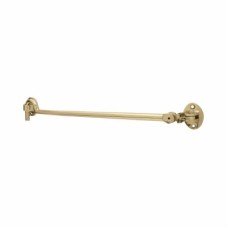 Hampstead Heavy Duty Cabin Hook & Eye - 300mm Length - Polished Brass Hampstead Heavy Duty Cabin Hook & Eye - 300mm Length - Polished Brass