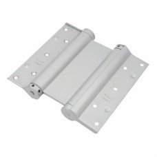 Double Action Self Closing Fire Rated Spring Hinge - 200mm Length - FD60 - Silver - Pair