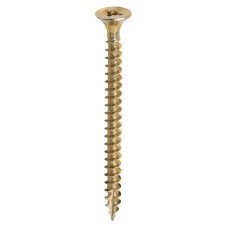 TIMCO Classic Pozi Countersunk Wood Screws - 4.5 x 55mm - Yellow Zinc - Pack of 200