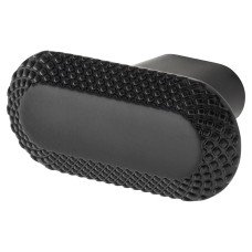Hampstead Morley Bobbled Oval Cabinet Knob - 40 x 27mm - Matt Black