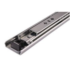 FVG 53mm Heavy Duty Ball Bearing Drawer Runner - Double Extension - 500mm Length - 80kg - Zinc
