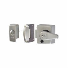 ERA BS3621:2007 Double Locking Nightlatch - 40mm Backset - Satin Chrome Case/Cylinder ERA BS3621:2007 Double Locking Nightlatch - 40mm Backset - Satin Chrome Case/Cylinder