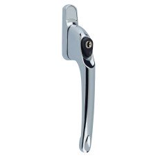 ERA uPVC Maxim Inline Espagnolette Locking Multipoint Multi-Spindle Window Handle - Pol Chrome