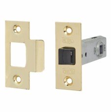UNION 2648 Tubular Mortice Latch - 80mm Case - 57mm Backset - Square - Polished Brass