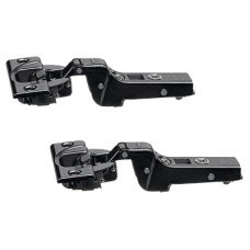 Blum CLIP Top Thick Door Soft Close Cabinet Hinge - 95° - Half Overlay - Black Onyx - Pair