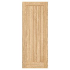 LPD Belize 5 Panel Pre-Finished Solid Internal Door - 2032 x 813 x 35mm - Oak