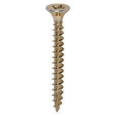 TIMCO Classic Pozi Countersunk Wood Screws - 4.5 x 40mm - Yellow Zinc - Pack of 200