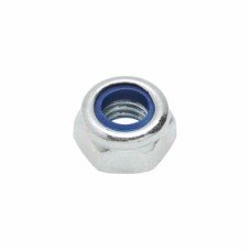 Self Locking Nut Nylon Insert - M6 - Zinc Plated - Pack of 25