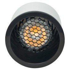 Forum Inlight Anti-Glare 4.8W GU10 LED Dimmable Spotlight Lamp - 4000K Cool White - Black