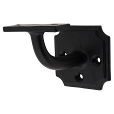 Olde Forge Handrail Bracket - 63mm Projection - Antique Black Iron 