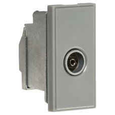 Knightsbridge Non-Isolated TV Coaxial Euro Module - Grey