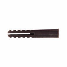 Rawlplug Plastic Wall Plug - 7 x 45mm - Brown - Pack of 100
