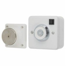 Geofire Wall Mounted Magnetic Fire Door Holder - White