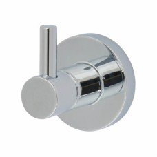 Fitzroy of London Style Single Robe Hook - 95 x 70 x 55mm - Polished Chrome