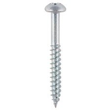 TIMCO Twin Threaded Pozi Round Head Wood Screws - 8 x 1 1/4 TIMCO Twin Threaded Pozi Round Head Wood Screws - 8 x 1 1/4