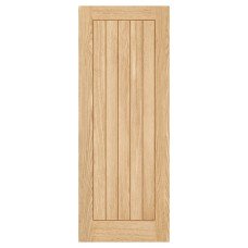 LPD Belize 5 Panel Pre-Finished Solid Internal Door - 1981 x 457 x 35mm - Oak
