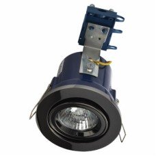 Forum Electralite Yate 50W IP20 Fire Rated LED Adjustable Downlight - Black Chrome