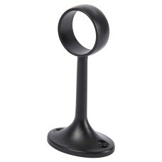 Rothley 25mm Wardrobe Hanging Rail Centre Bracket - Matt Black