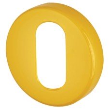 Hoppe AR600/28 Nylon Escutcheon - 52mm Diameter - Oval - Golden Yellow - Pair